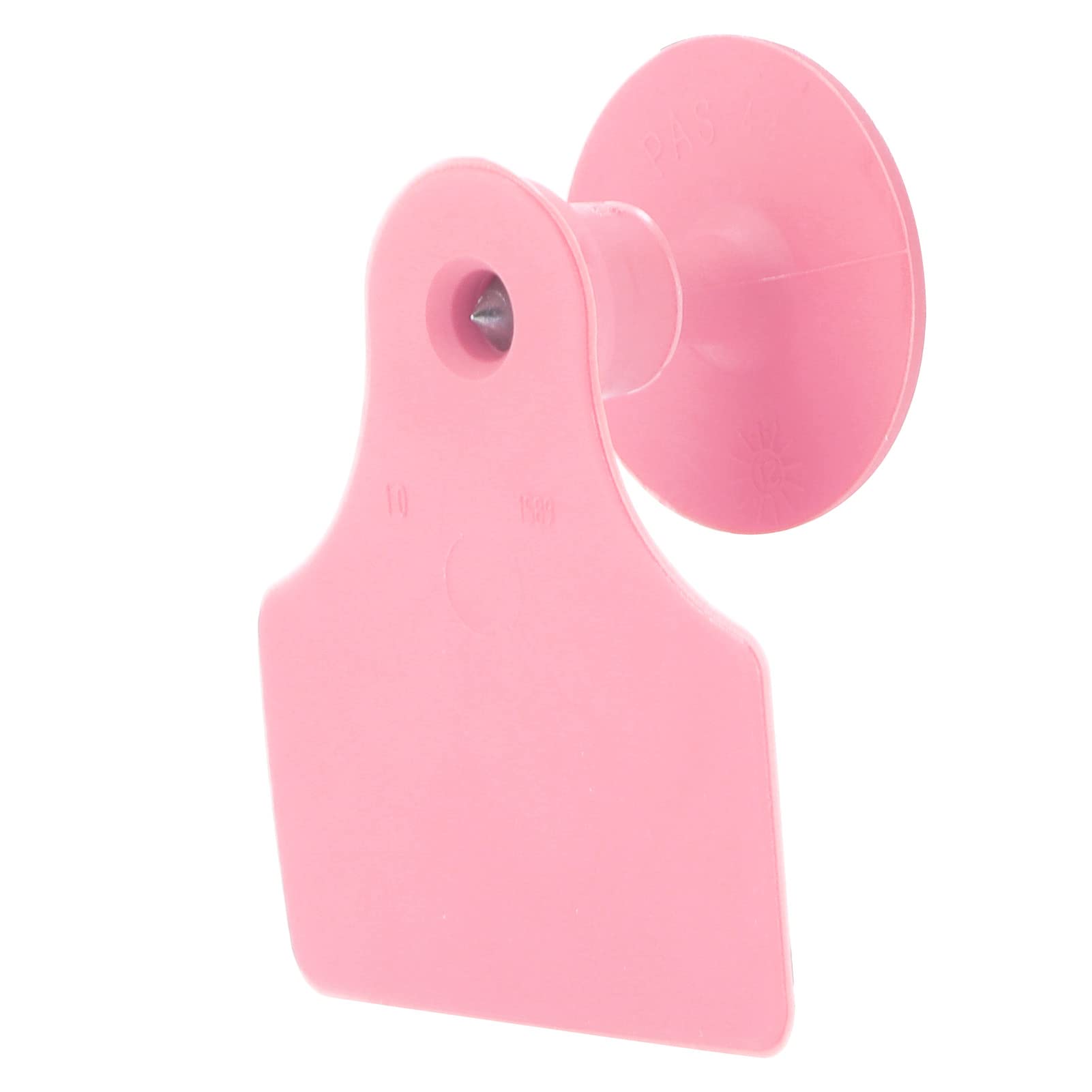 Wakects Etichetta Auricolare in Plastica per Orecchie di Maiale Vuota, 100 Set, 5 X 4 Cm, con Spilli Inclusi, per Ovini, Bovini, Suini, Identificazione del Bestiame, Allevamento Agricolo, (PINK)