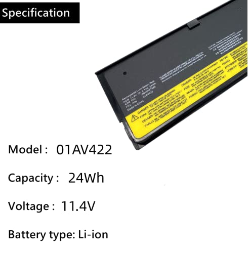 Hcsk 01Av422 New Laptop Battery Replacement For Lenovo Thinkpad A475 T470 T570 T480 T580 P51S P52S Tp25 Series 61 4X50M08810 01Av424 01Av452 Sb10K97579 Sb10K97580 61+ 61++ 11.4V 24Wh #TOP5