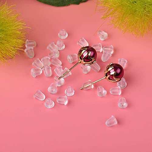 GZjiyu, 2000 chiusure per orecchini, in gomma