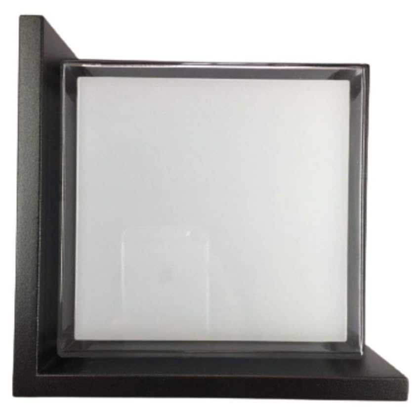 Image of 12W Outdoor Wall Light | Waterproof Warm White Wall Sconce for Balcony, Garden, Gate | Polycarbonate Body | Modern Exterior Wall Lamp | 1 Unit