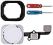 FirefixTM for Iphone 6 and 6 Plus Home button with flex cable and touch ID sensor assembly (Silver)