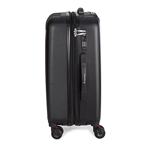 Conjunto de Malas de Viagem em Abs - Swiss Port Roma - Preta