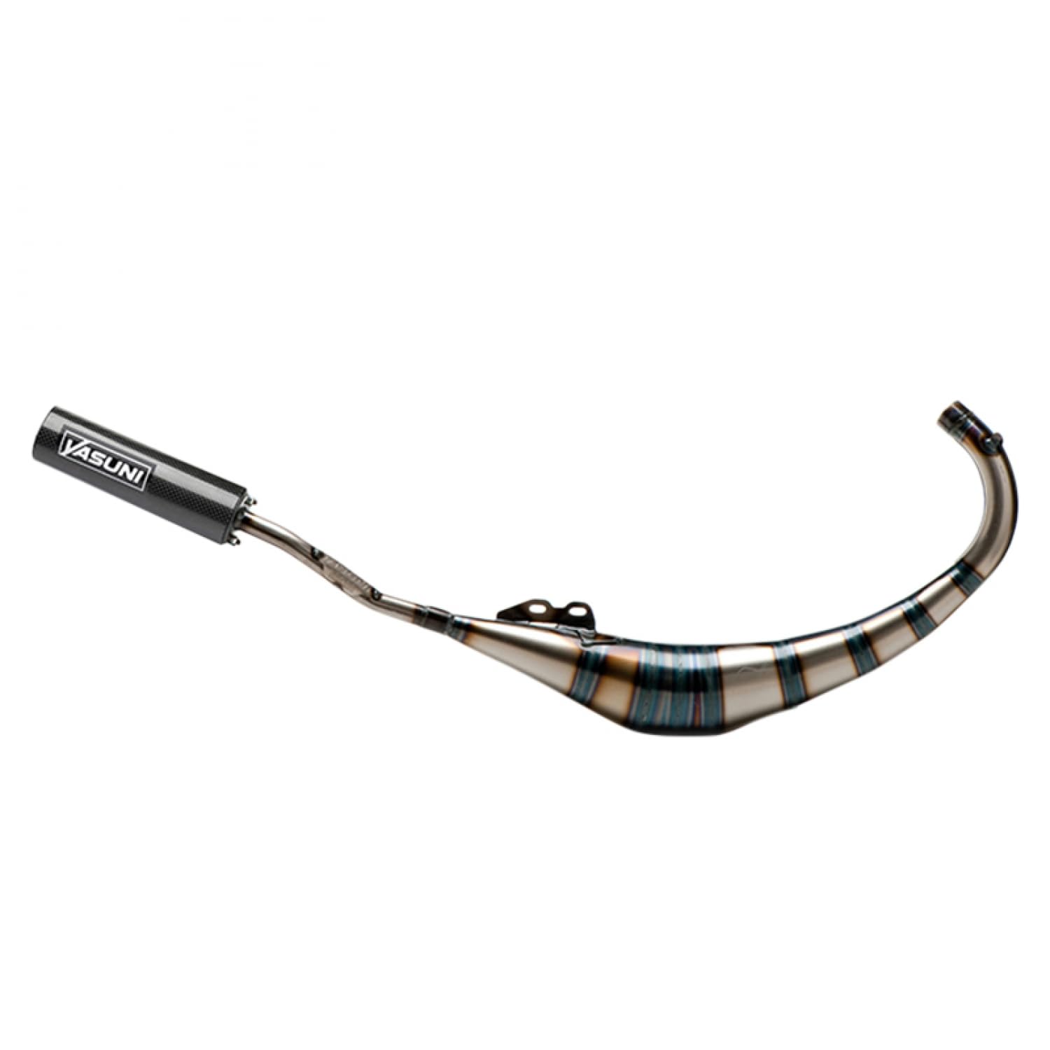 Tubo YASUNI R2 carbono para mejorar la potencia de tu RIEJU 50 RS2 en ruta 4