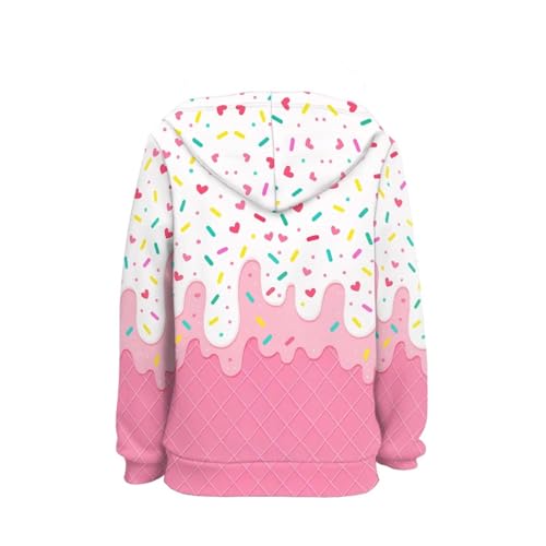 Image of Coloranimal Unisex Girls and Boys Long Sleeve Hoodies Hoody Athletic Pullover Sweatshirts Tops Age 6-16year