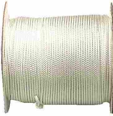 Wellington 1/4 in. Dia. x 1000 ft. L White Solid Braided Nylon Rope