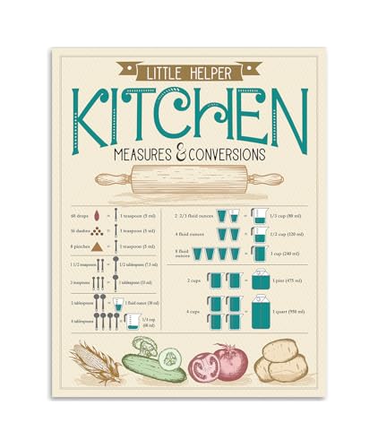 Imán Cocina Conversión Imperial y Métrico 6x9 miniatura 1