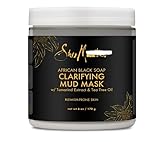 NEWLY Clarifying Wash-off Mud Mask African Black Soap All Skin Type, 6 oz (1 Pack, Packaging May vary)