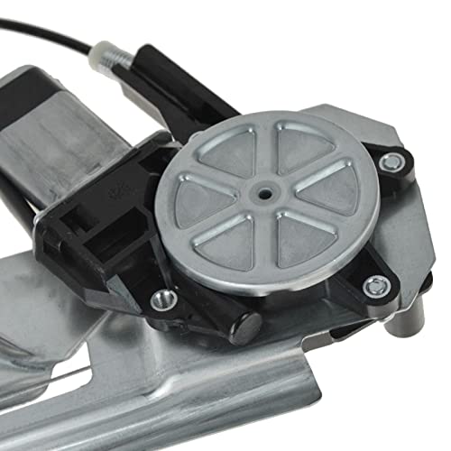 Image of TRQ Rear Right Power Window Regulator & Motor Assembly Passenger Side Compatible with 2001-2003 BMW 525i 1997-2000 528i 530i 1997-2003 540i 2000-2003 M5