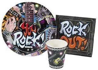 Rock Star Party Tableware Set (32pc)