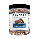 Sanders Milk Chocolate Sea Salt Caramels - 18 oz Tub