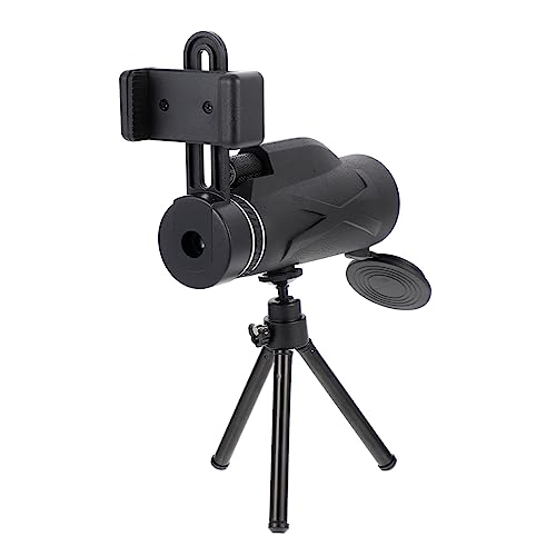 OKUMEYR 1 セット 電話双眼鏡 display present outdoor show 防水望遠鏡 高精細単眼 単眼視 単眼 ポータブル単眼鏡 望遠鏡を見る レンズ Black