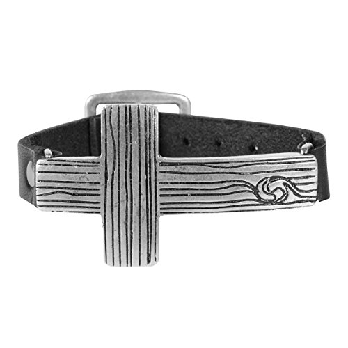 Kerusso Sideways Wood Cross Bracelet