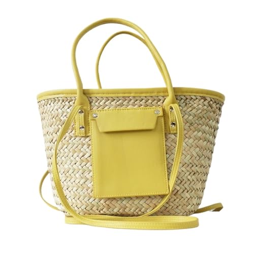 Handheld Crossover Grass Woven Bag Vine Woven Portable Women's Beach Crossbody Bag Shopping Bag Handbag2