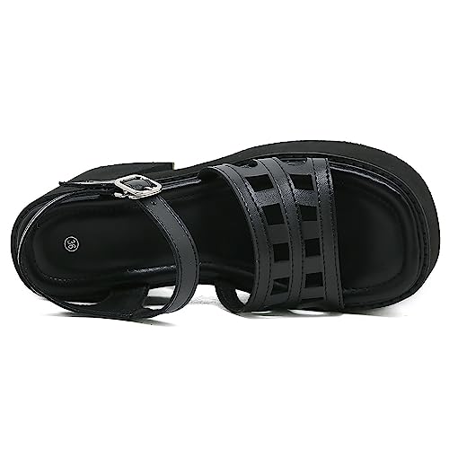 Sandales à talons ouverts et sangle cheville avec plateau stable - 2