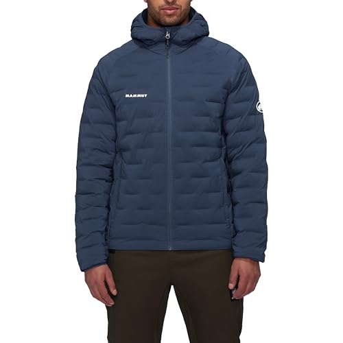 Mammut Chaqueta de hombre con capucha Hardshell, marine, XL