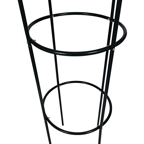 Garden Arch Tower Black Outdoor Patio Garden For Climbing Plant And Wedding,2 Pcs，14.9" X 74.8" (Φ X H) #TOP3