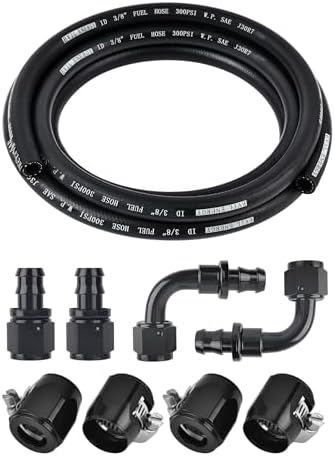 1/2" Inch Fuel Hose Line Push Lock NBR Rubber SAE 30R7 NBR 20FT 300PSI - View #8