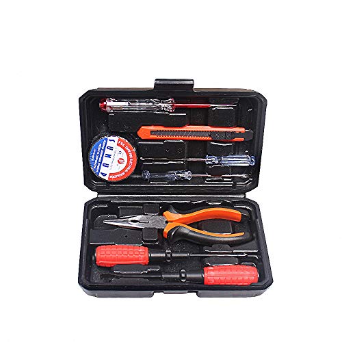 Kit de herramientas manuales con estuche plástico miniatura 1