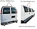 Van Window Safety Screens Set of 4 Compatible with GMC Savana, Chevy Express - Rear and Side Hinged Doors