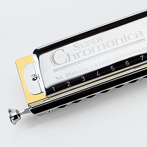 Harmonica HOHNER Super Chromonica 270 Deluxe 754048 C en Tonalité DO - Les Beatles, Paul McCartney, John Lennon, RIngo Starr, George Harrison Harmonica HOHNER Super Chromonica 270 Deluxe 754048 C en Tonalité DO – Image 6