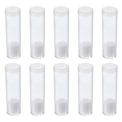 Étui pour pièce de monnaie 20.5mm pour éviter les rayures, 10 contenants transparents PATIKIL