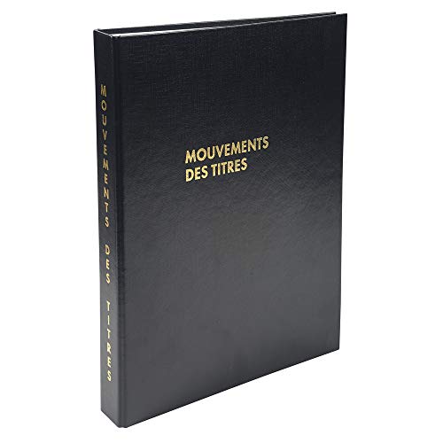 Exacompta 591E – ein Register für Einband, 32 x 24 cm, 4 Ringe mit 100 bedruckten Blättern, Titelbewegungen