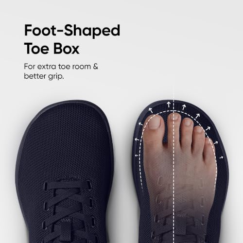 Image of Frido Cloud Comfort Slip-On & Lace-up Shoes for Men, Zero-Drop Barefoot Style & Wide Toe Box, Lightweight Casual Walking Shoes, Flexible Sole for Natural Alignment, Available in Arch & Without Arch