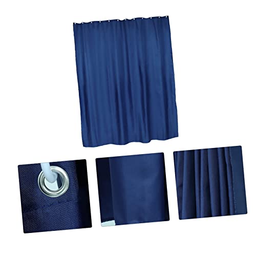 Abat-jour de bain isolant en tissu de polyester uni pour douche - 5