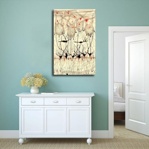 Nervous System toile suspendue anti-reflet pour décorer un bureau vide