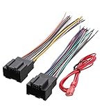 Goliton アフターマーケットラジオステレオ配線ハーネスケーブルアダプターコネクター Buick Chevy GMC Express Savana 2007-2017に対応