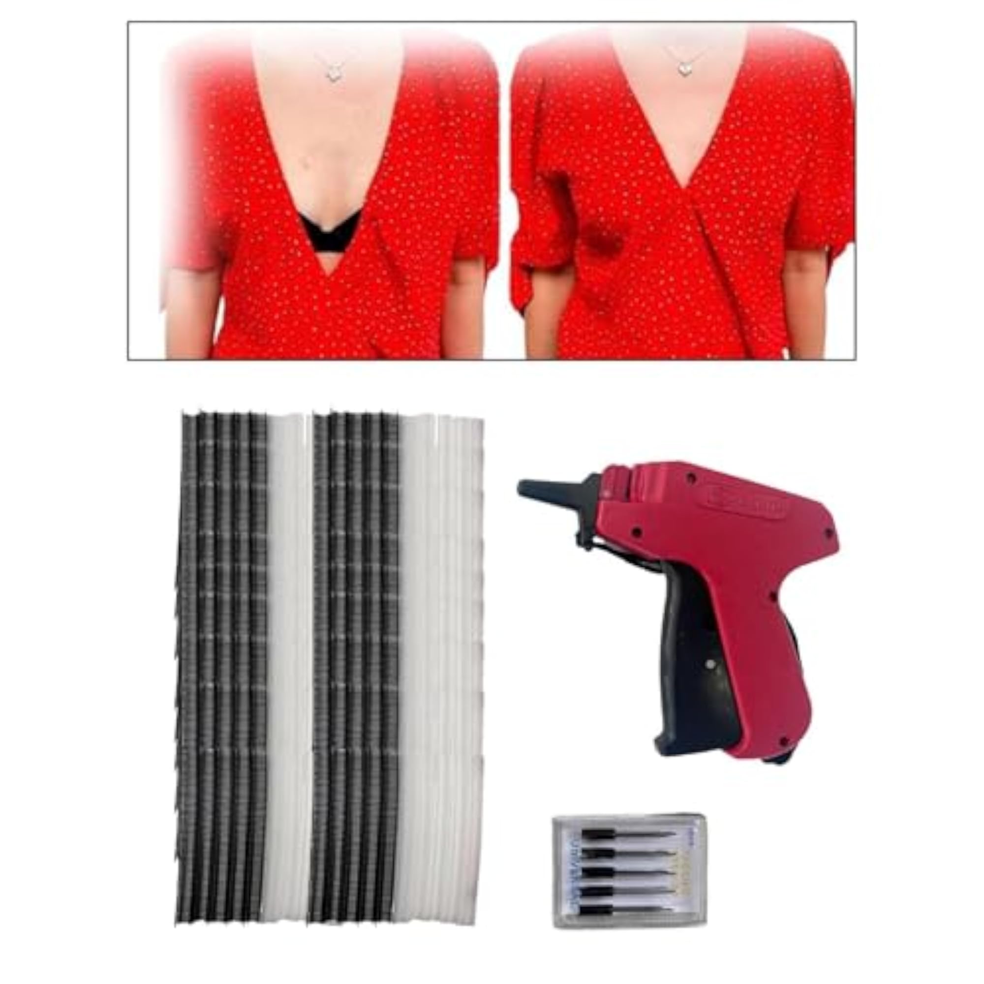 Stitching Quick Clothing Fixer for Quilt Clothes Sheet, Red Black