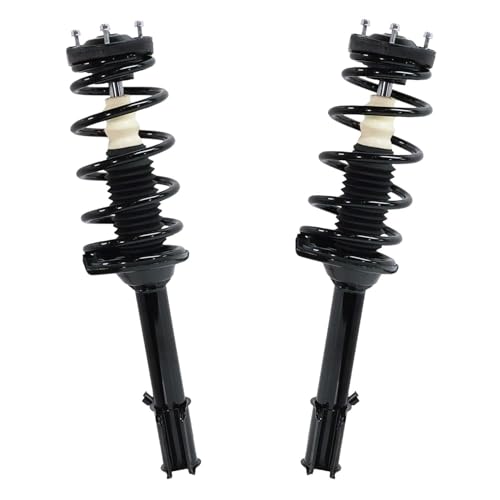 Image of Detroit Axle - 8pc Front Rear Struts Sway Bars for 2004-2005 Subaru Forester, 4 Struts with Coil Springs 4 Sway Bar End Links Replacement Suspension Kit