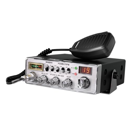 Image of Uniden PC68LTXFM Professional 40-Channel CB Radio with Dual-Mode AM /FM, Integrated SWR Meter, PA /CB Function, Hi Cut, RF /Mic Gain Control, and Instant Channel 9