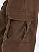 Verdusa Boy's Casual Baggy Cargo Pants Elastic Waist Workout Sweatpants Joggers Coffee Brown 10 Years