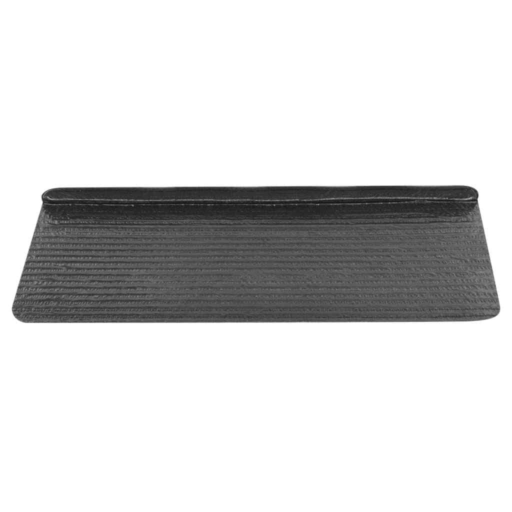 vidaXL Alfombrilla Autoadhesiva de Escalera 15 uds, Alfombra Antideslizante, Protector Amortiguación de Peldaño, Tela Beige 65x24,5x3,5 cm