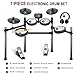MOSEN Electric Drum Set with 4 Quiet Mesh Drum Pads, Cymbals, Sticks, Headphones, USB MIDI, Kick Pedal, 195+ Sounds and 25 Drum Kits for Beginner MED-X3