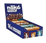 Nākd. Protein Confezione Mista | Barrette Proteiche | 7g di Proteine Vegetali | 100% Ingredienti Naturali | Senza Zuccheri Aggiunti | Vegan | 16 x 45g | 720g