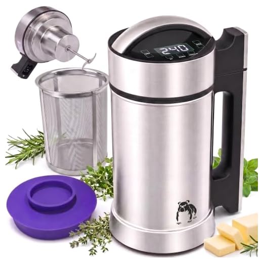 All in 1, Butter Maker Machine, Decarboxylator and Infuser, Oil, Tincture, Decarboxylation Magic, EdiWhip Make Edibles Mess & Fuss Free