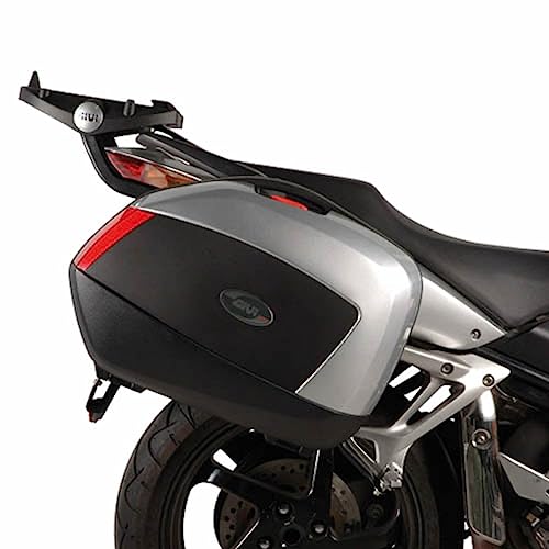 Supports lateraux GIVI PLX166 pour eviter la chute de bagages sur VFR 800