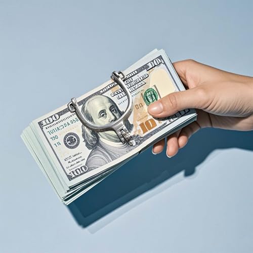 Vintage Western Silver Money Clip - Alloy Metal Cash and Card Holder for Men, Personalized Rider Accessory Gift3