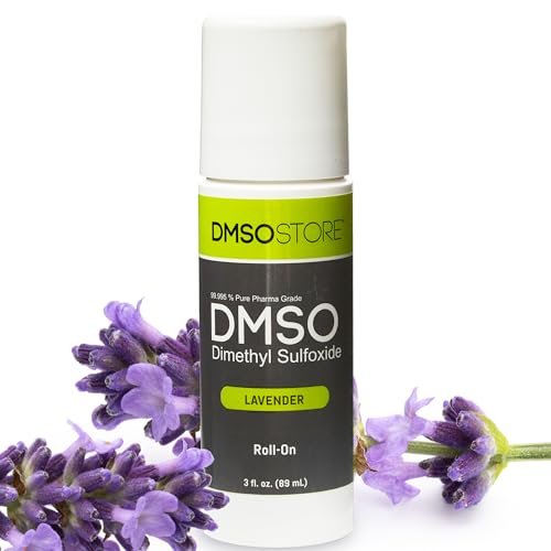 Lavender DMSO Roll-On, 3 oz, 99.995% Pharma Grade, BPA-Free, Industrial-Grade Solvent
