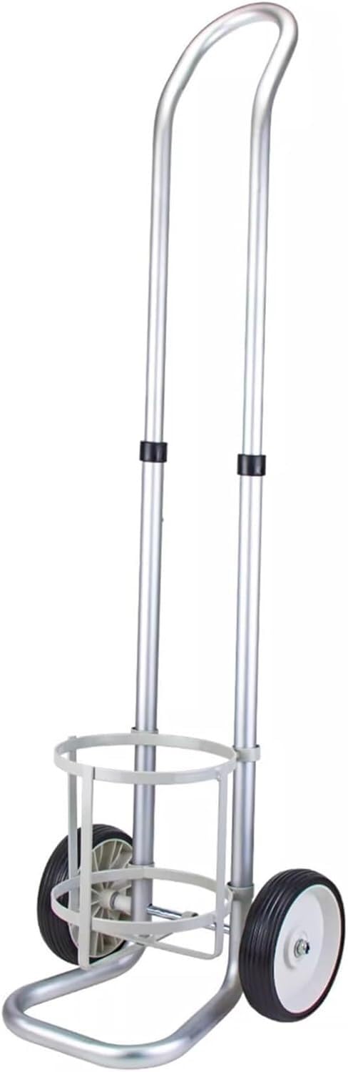 SWENEEN Aluminum Alloy Oxygen Tank Cart Storage Propane/Nitrogen Tanks With Adjustable Height For Cyl,