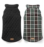 Rocky 2-in-1 Reversible Dog Jacket - Waterproof Snow Coat for Medium & Large Dogs