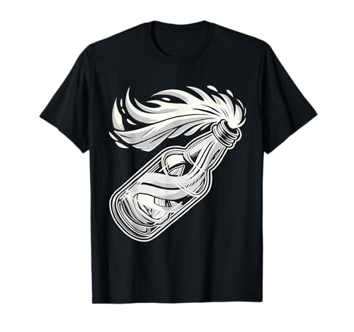 Molotov Cocktail Punk Graphic T-Shirt