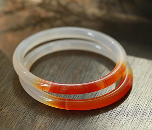 Image of Natural Agate Bracelet Bangle With Gift Box Free
