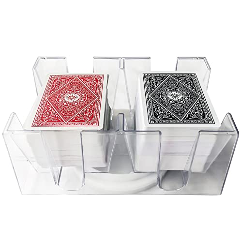 Yuanhe 6 Deck Rotating-Revolving Playing Card Tray, Card Holder #TOP3