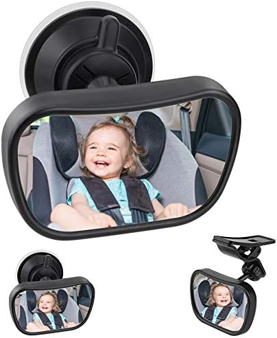 Bebe Vue Arriere Miroir Hicoo Miroir Auto Bebe Retroviseur Bebe Pour Siege Arriere Miroir De Voiture Pour Bebe En Securite Amazon Fr Bebes Puericulture