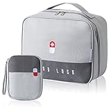 ღDimensión: bolsa grande: 25 x 20 x 13,5 cm; Bolsa pequeña: 11 x 14 x 2 cm. Cremallera bidireccional, suave y fácil de abrir y cerrar, uso razonable del espacio, gran capacidad pero tamaño pequeño y peso ligero, adecuada para todo tipo de maletas y mochilas.