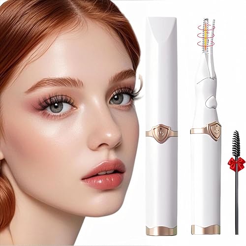 Heated Eyelash Curler, 2-in-1 Clip-Type Design, 3 Temperature Modes, USB