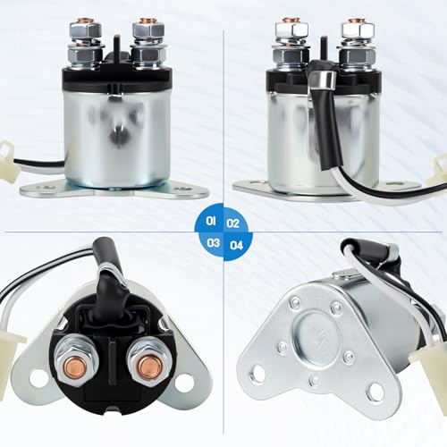 Starter Motor Solenoid W/2-Wire Plug Pigtail para Generac GP6500E GP7500E miniatura 6